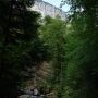 Un vue de la gorge